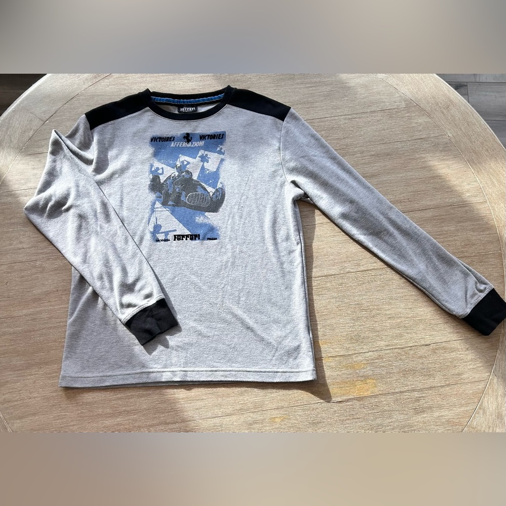 AUTHENTIC FERRARI LONG SLEEVE SHIRT